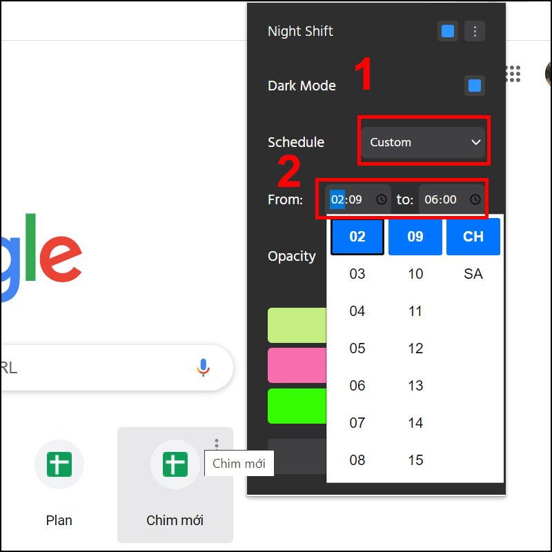 Tải tiện &iacute;ch Night Shift